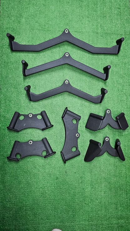Set De 8 Acoples De Polea Ergonómicos – Agarres Antideslizantes Para Entrenamiento En Máquina De Gimnasio