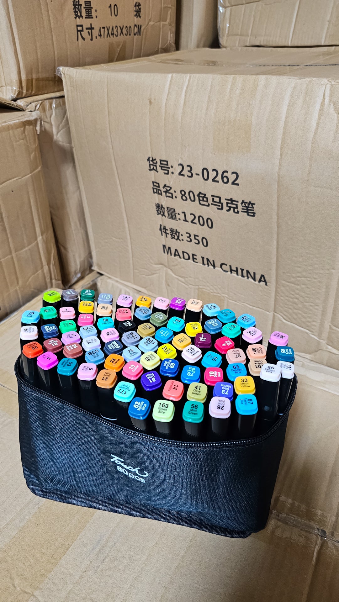 Set De Marcadores Doble Punta Para Arte Y Diseño – Tinta A Base De Alcohol Con Estuche Organizador