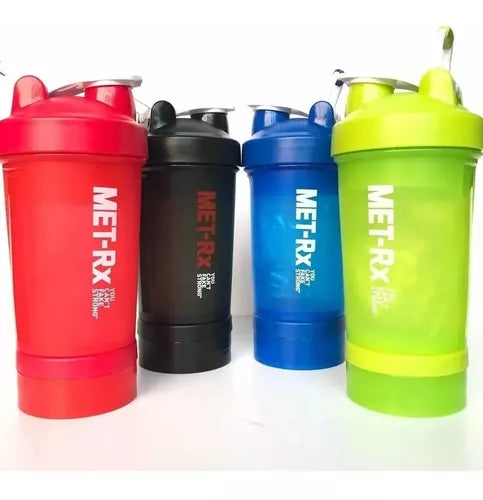 Shaker Vaso Mezclador Pastillero Separadores Proteina Gym