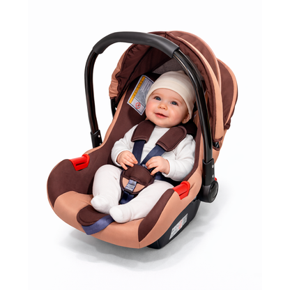 Silla Porta Bebé Para Auto Tipo Huevito – Asiento Infantil Con Arnés De Seguridad Y Asa Transportadora