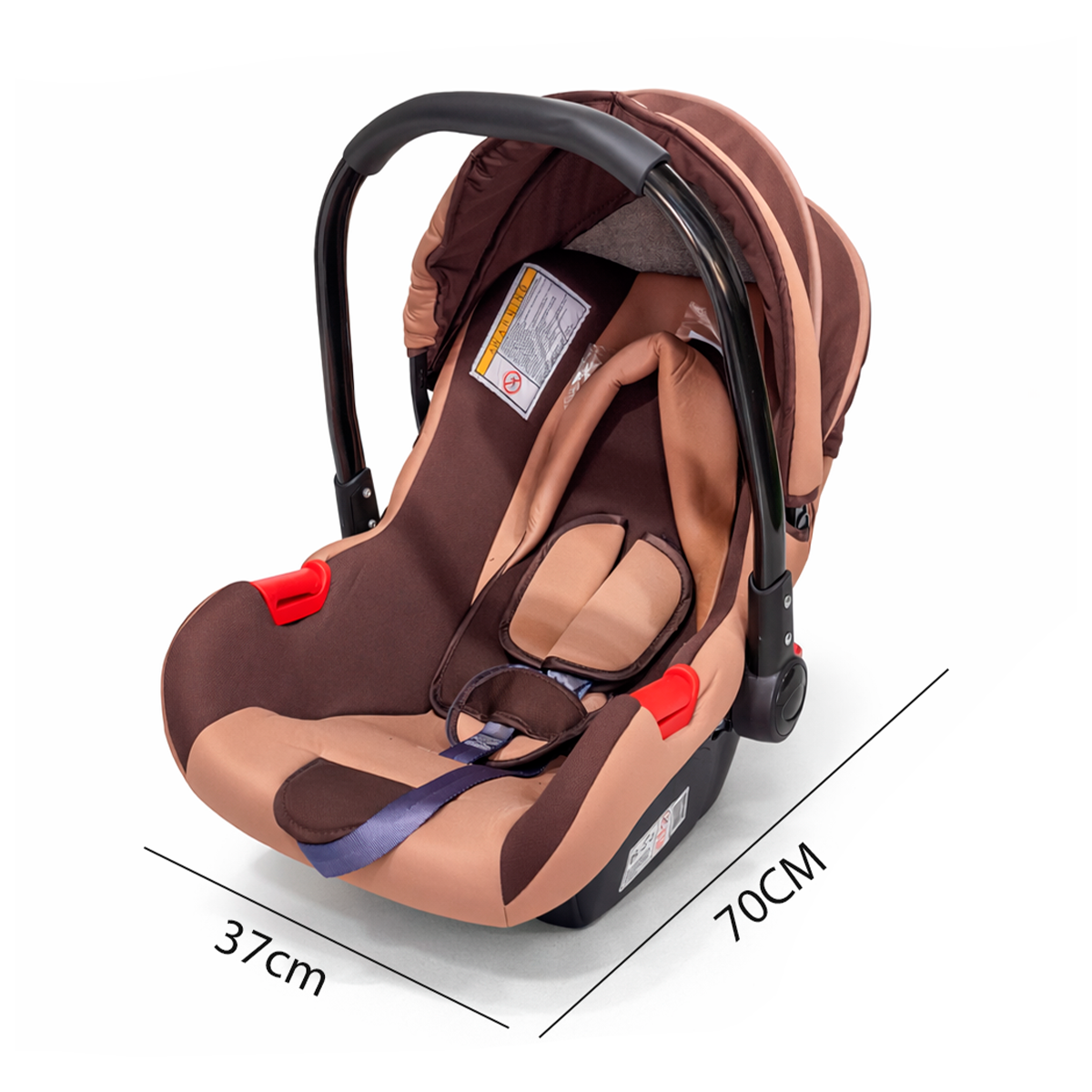 Silla Porta Bebé Para Auto Tipo Huevito – Asiento Infantil Con Arnés De Seguridad Y Asa Transportadora