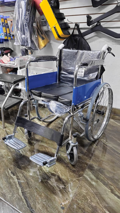 Silla De Ruedas Inodoro Plegable – Estructura De Acero Reforzado Con Posapiés Desmontables Y Bidet Extraíble