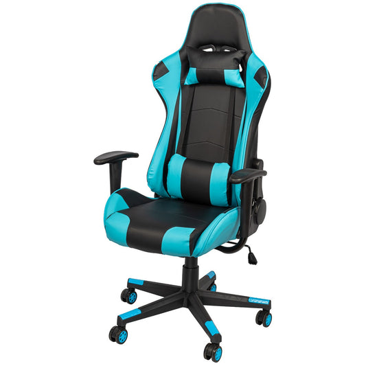 Silla Gamer 100% Reclinable Ergonómica – Para Escritorio, Oficina O Juegos Con Diseño Deportivo Y Almohadillas