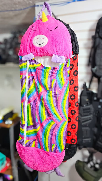 Sleeping Happy Nappers Bolsa De Dormir Infantil 130 cm – Peluche 3 En 1 Con Almohada Y Saco De Dormir