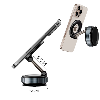 Soporte Magnético Plegable Para Celular – Base Ajustable 360° Con Fijación Segura