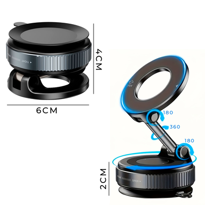 Soporte Magnético Plegable Para Celular – Base Ajustable 360° Con Fijación Segura
