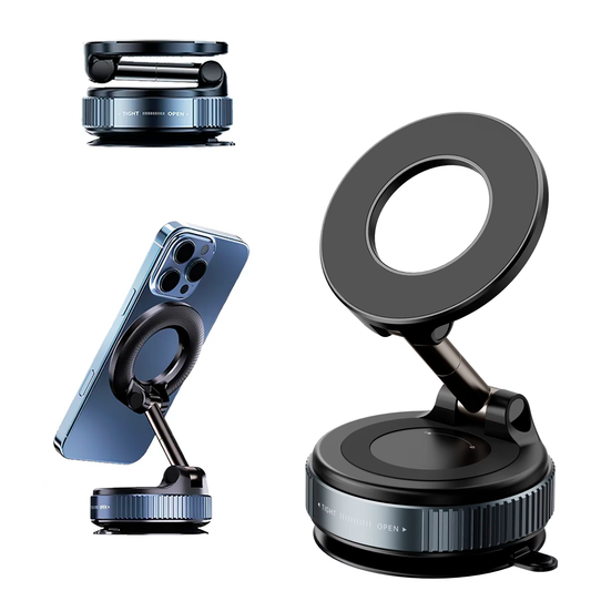 Soporte Magnético Plegable Para Celular – Base Ajustable 360° Con Fijación Segura