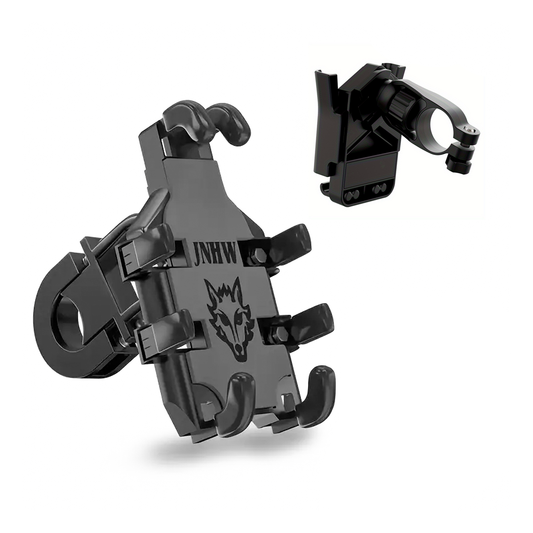 Soporte Para Teléfono Celular Universal De Moto – Ajuste Seguro Y Resistente Reforzado Para Manillar