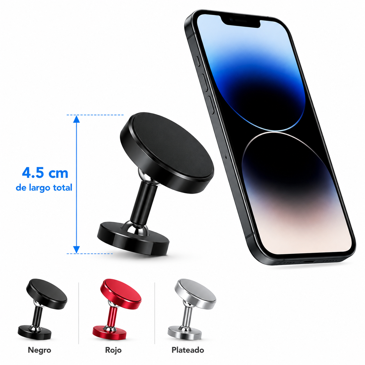 Soporte Magnético para Celular de Carro con Rotación 360°