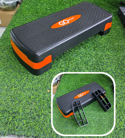 Banco Step de 2 Niveles para Aeróbicos, Cardio y Entrenamiento en Casa