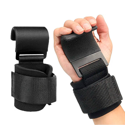 Straps Con Muñequera Agarre Metalico Para Levantamiento De Pesas Valeo Gym