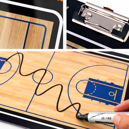 Tablero Táctico Magnético Para Basketball – Pizarra De Estrategias Con Imanes Para Entrenadores