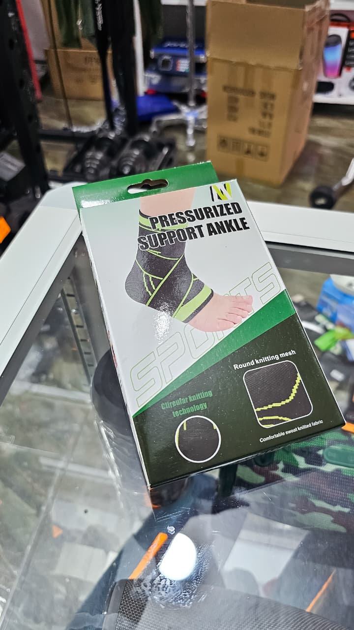 Talonera Ortopédica Ajustable Con Compresión – Soporte Elástico Para Tobillo Con Vendaje Cruzado Y Velcro