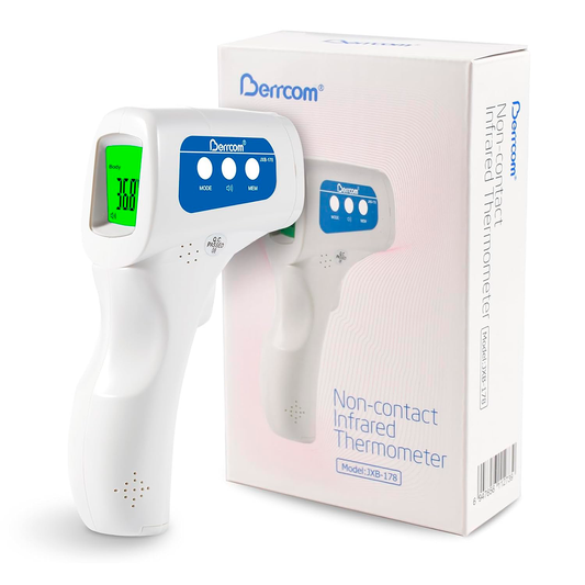 Termómetro Infrarrojo Sin Contacto – Medición Corporal, Ambiental Y De Objetos Con Pantalla LCD