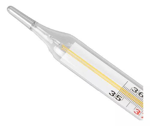 Termometro De Mercurio Vidrio Clinico Hospital