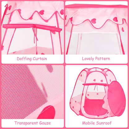 Carpa De Juego Infantil Pop-Up – Tienda Plegable Para Niños De Uso Interior Y Exterior