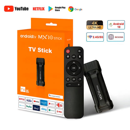 TV Box Stick M10 Android 5G 1TB – Streaming 4K Ultra HD, Android 10, Wifi 2.4G/5G