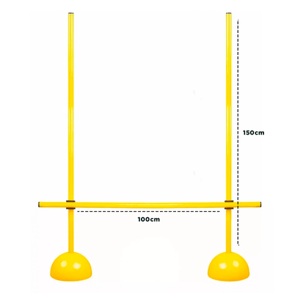 Valla De Agilidad Regulable 100cm Futbol Agilidad Velocidad