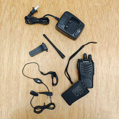 Walkie Talkie Baofeng BF-888S Recargable – Radio De 15 Canales Con Linterna Para Trabajo Y Seguridad