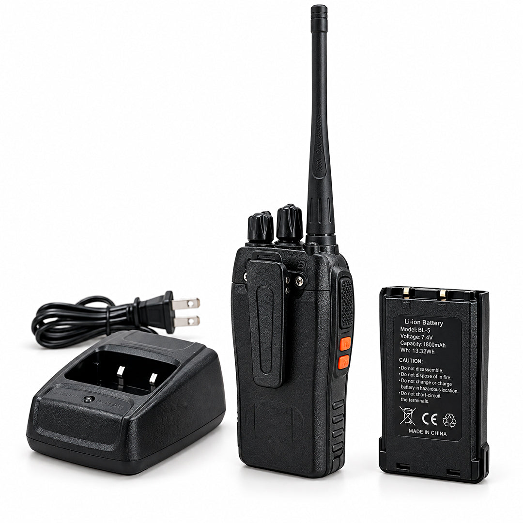 Walkie Talkie Baofeng BF-888S Recargable – Radio De 15 Canales Con Linterna Para Trabajo Y Seguridad