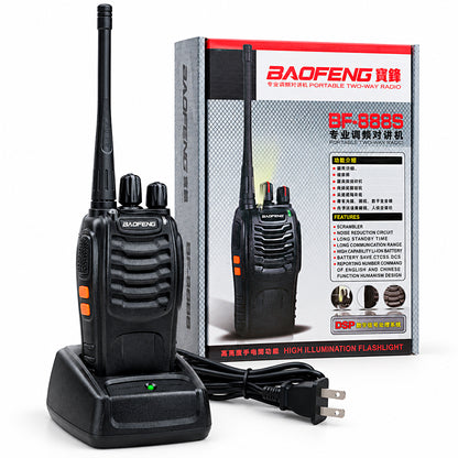 Walkie Talkie Baofeng BF-888S Recargable – Radio De 15 Canales Con Linterna Para Trabajo Y Seguridad