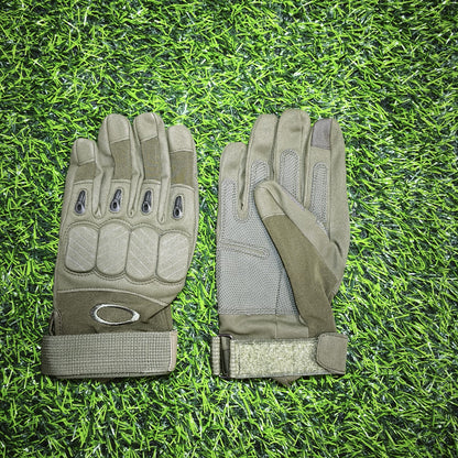 Guantes Tácticos Oakley Dedo Completo Nudillos Reforzados – Antideslizantes Y Cierre Ajustable Velcro Para Uso Militar O Deportivo