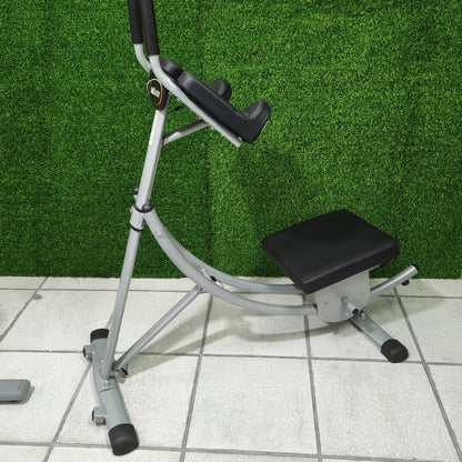 Máquina De Abdominales Con Riel Curvo Y Contador – AB Coaster Entrenador De Abdomen Y Core