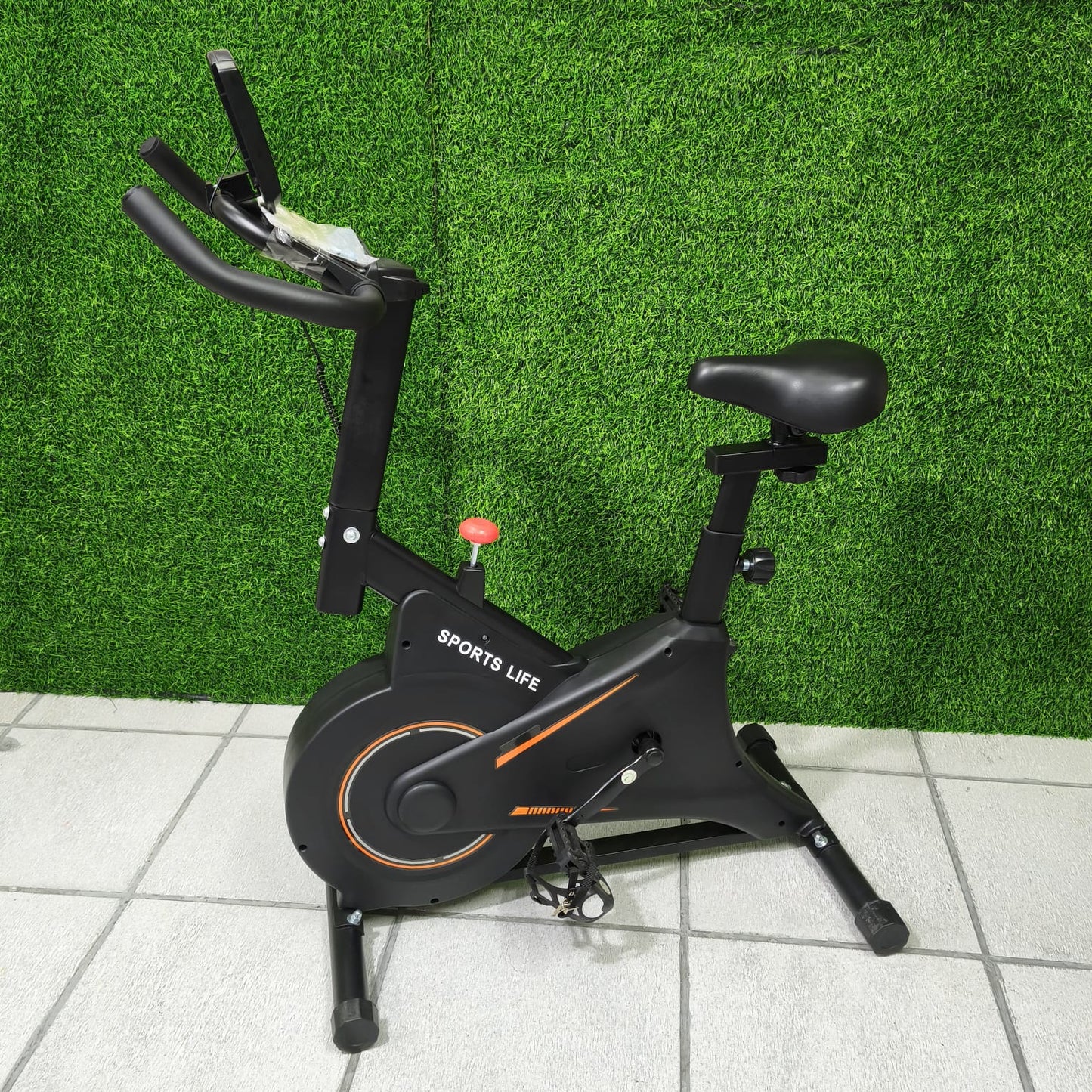 Bicicleta Magnética Estática Spinning Sports Life – Con Monitor Y Resistencia Ajustable