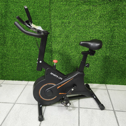 Bicicleta Magnética Estática Spinning Sports Life – Con Monitor Y Resistencia Ajustable