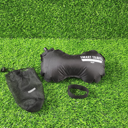 Almohada Lumbar Inflable SmartTravel Para Viajes – Soporte Ergonómico De Espalda Con Auto Inflado Y Correa Ajustable