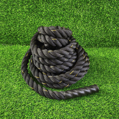Cabo Soga De Bateo Profesional Para Crossfit Y Entrenamiento Funcional – Nylon Trenzado 3.5 Cm