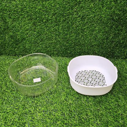 Cesta Doble Capa Escurridor De Cocina – Plástico Libre De BPA Para Lavar Y Almacenar Frutas, Verduras Y Alimentos