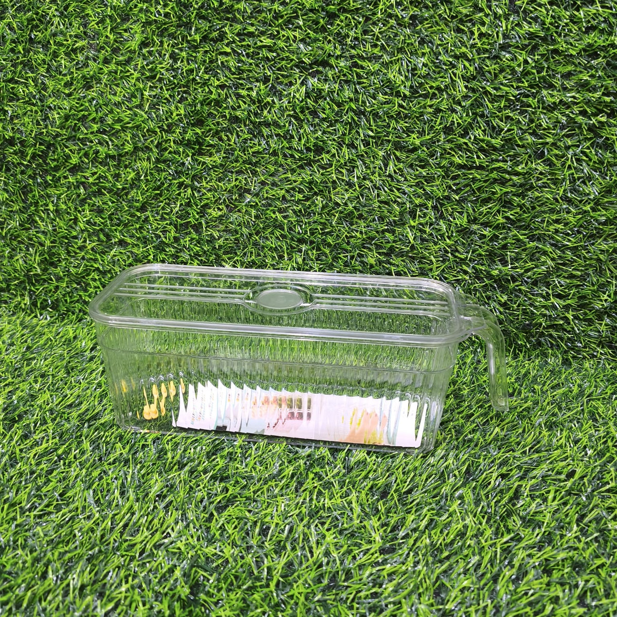 Contenedor Envase Hermético Plástico Cocina Refrigerador – Organizador Transparente Apilable Con Tapa Para Alimentos Y Accesorios