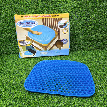 Cojín De Gel Tipo Panal Con Funda – Asiento Ergonómico Antideslizante Para Oficina, Auto Y Escritorio