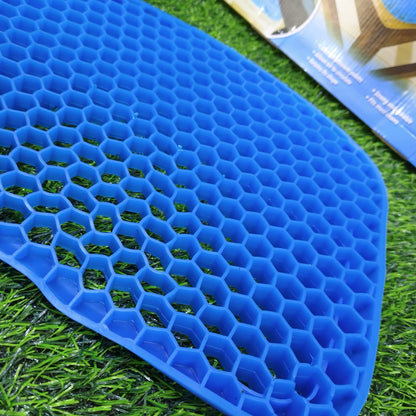 Cojín De Gel Tipo Panal Con Funda – Asiento Ergonómico Antideslizante Para Oficina, Auto Y Escritorio