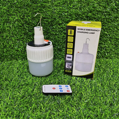 Foco Colgante Solar LED Recargable Con Control Remoto – Lámpara Portátil USB Para Camping Y Emergencias