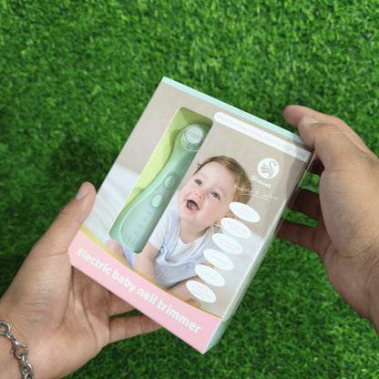 Lima Eléctrica Recargable Para Bebé Y Adulto – 9 Cabezales Intercambiables, Motor Silencioso Y Luz LED