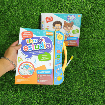Libro Electrónico Interactivo Bilingüe Español E Inglés – Con Sonidos Y Lápiz Para Aprendizaje Infantil