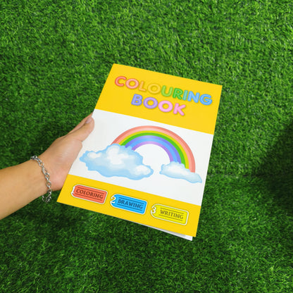 Libro Infantil En Inglés Didáctico Para Colorear, Escribir Y Dibujar – 16 Páginas Educativas Con Guía De Colores