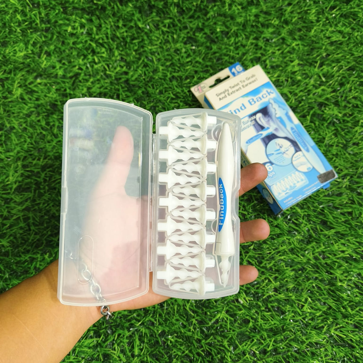 Limpiador De Oídos De Silicona En Espiral – Con 16 Cabezales Lavables Y Estuche Para Uso En Casa Suave