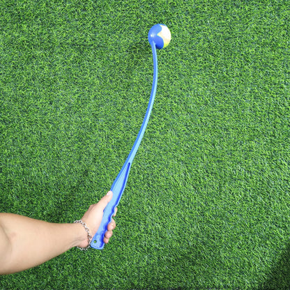 Lanzador De Pelotas Para Perros – Juguete Interactivo De 67 Cm Con Mango Ergonómico Y Bola De 7 Cm