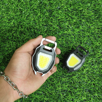 Mini Linterna Llavero LED COB 6 Modos Recargable USB Tipo C – Con Encendedor Imán Y Abridor Multiuso