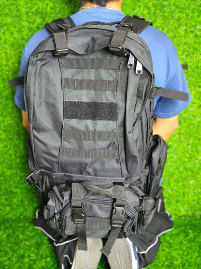 Mochila Táctica Militar Impermeable 50l – Para Camping, Senderismo Y Outdoor Con Múltiples Compartimentos