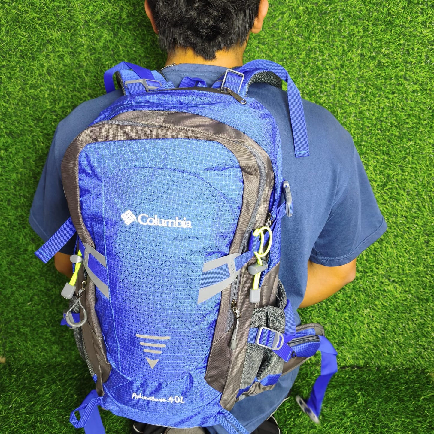 Mochila De Senderismo 40L Impermeable – Espaldar Ventilado Y Cinturón Lumbar Para Trekking Y Camping