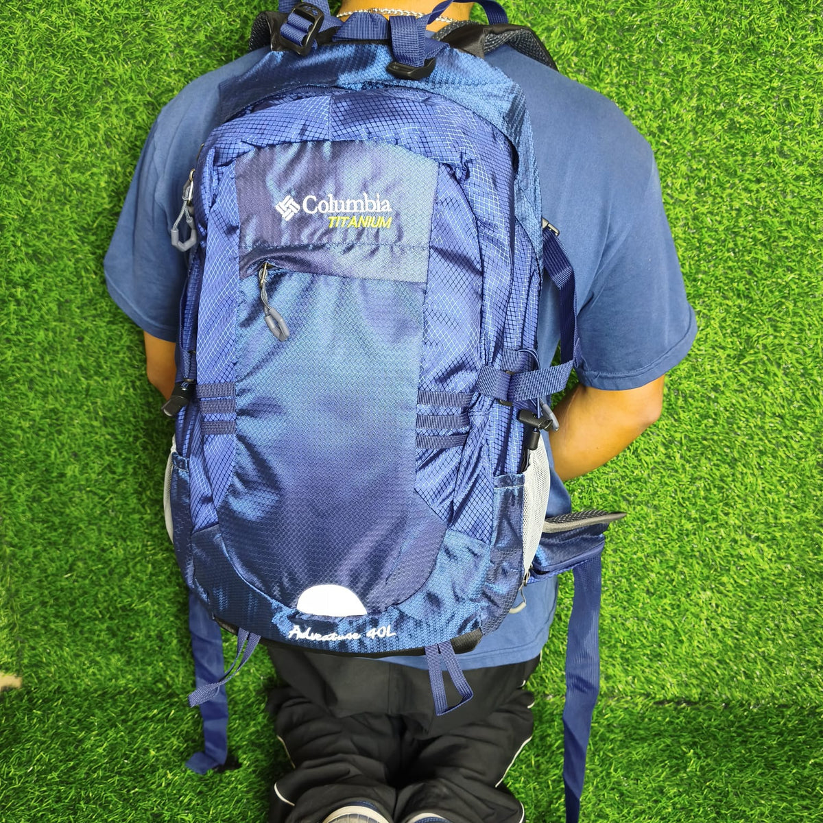 Mochila De Senderismo 40L Impermeable Con Organizador – Cierre Doble Y Soporte Lumbar Para Trekking