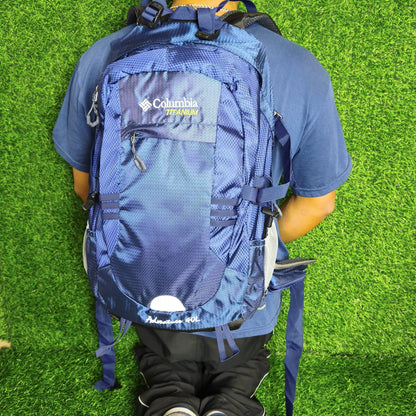 Mochila De Senderismo 40L Impermeable Con Organizador – Cierre Doble Y Soporte Lumbar Para Trekking