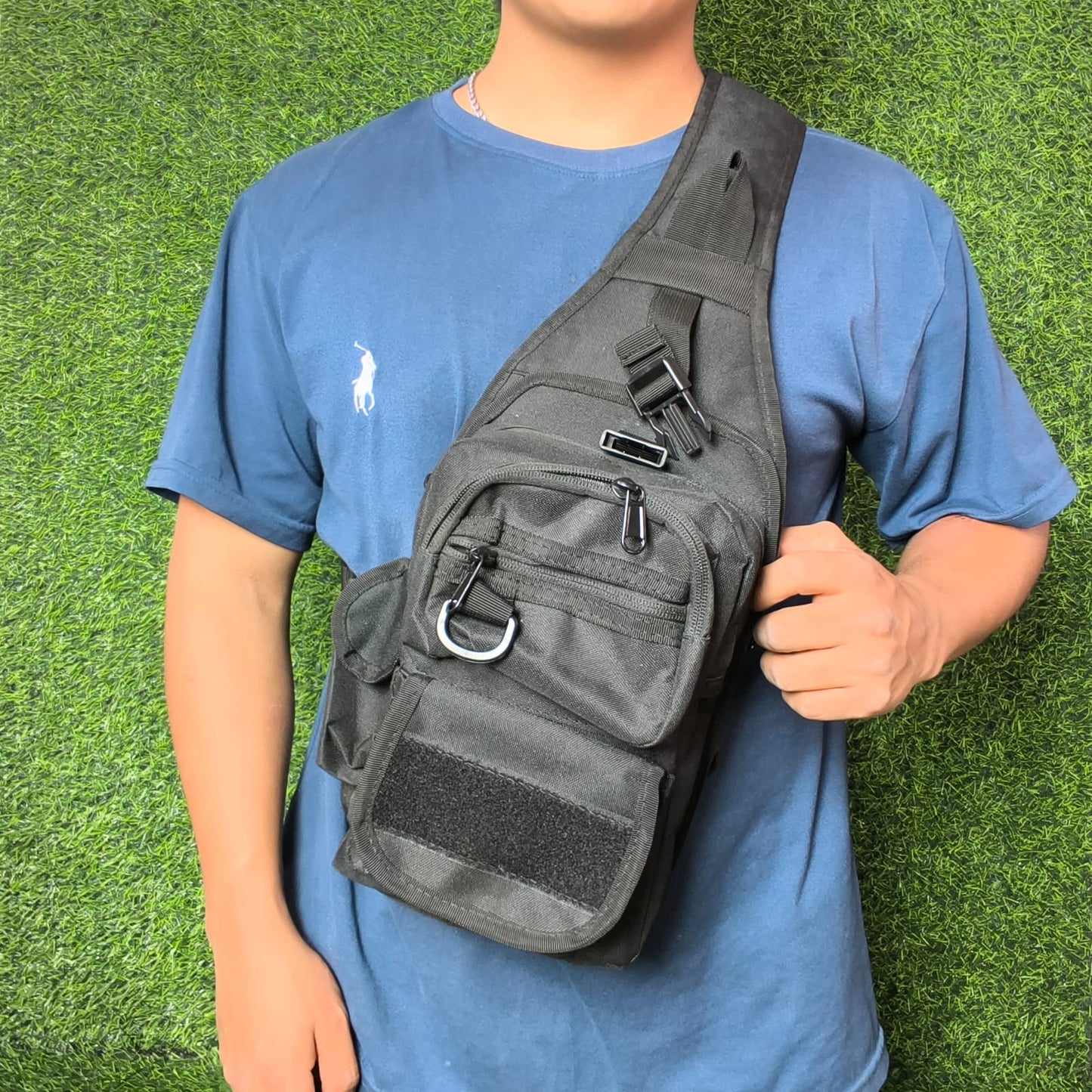 Pechera Táctica Pistolera Canguro Militar – Bolso Multiuso De Alta Resistencia Con Compartimento Para Arma Y Expansión Modular