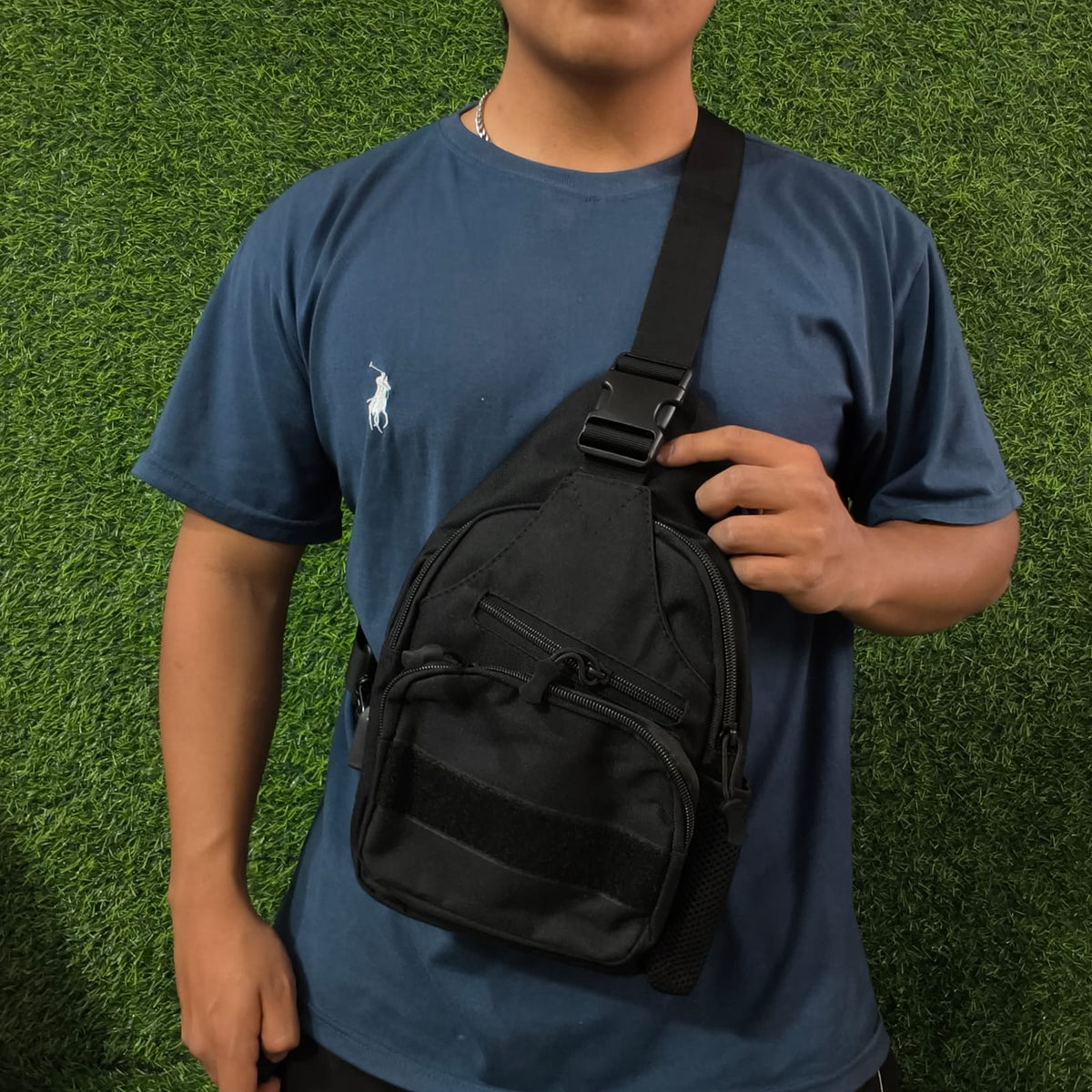 Pechera Táctica Canguro Con Puerto USB – Bolso Deportivo Ambidiestro Para Uso Diario O Outdoor