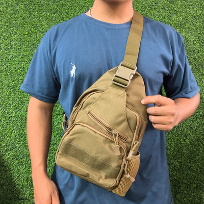 Pechera Táctica Canguro Con Puerto USB – Bolso Deportivo Ambidiestro Para Uso Diario O Outdoor