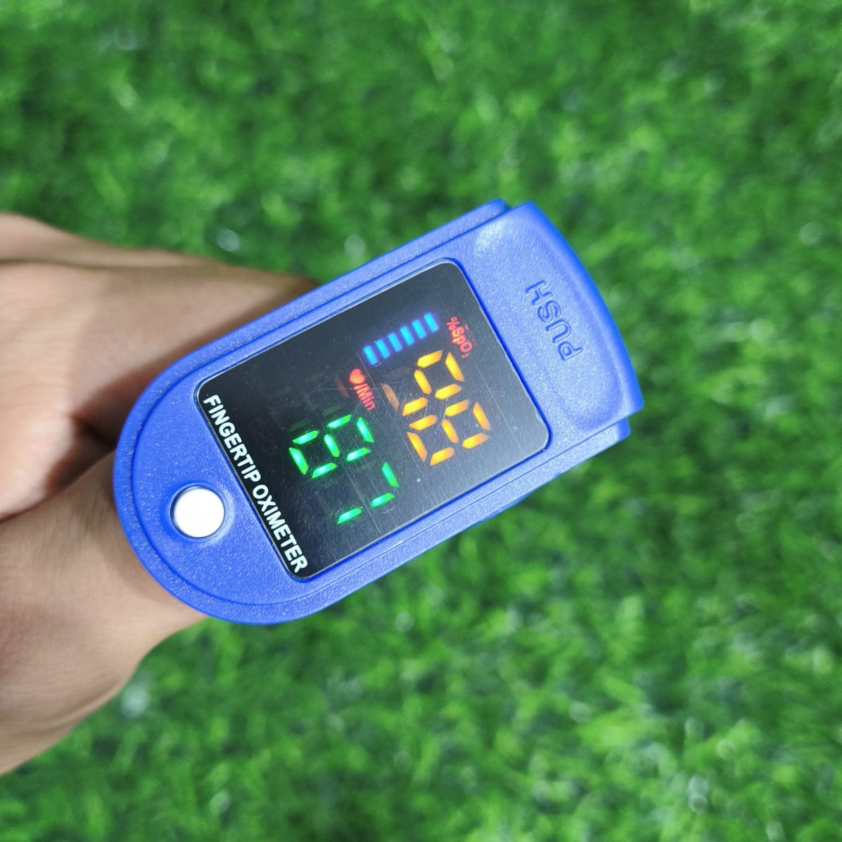 Oxímetro De Pulso Digital De Dedo – Medidor Portátil De Saturación De Oxígeno Y Frecuencia Cardíaca